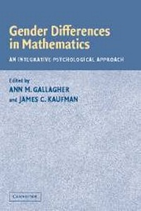 Abbildung von: Gender Differences in Mathematics - Cambridge University Press