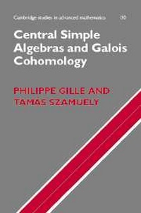 Abbildung von: Central Simple Algebras and Galois Cohomology - Cambridge University Press