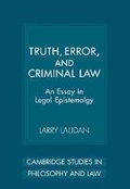 Cover: Truth, Error, and Criminal Law - Cambridge University Press