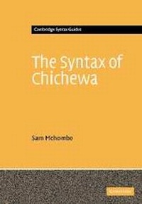 Enlarge image Cover: The Syntax of Chichewa - Cambridge University Press