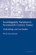 Cover: Sociolinguistic Variation in Seventeenth-Century France - Cambridge University Press