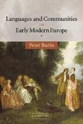 Cover: Languages and Communities in Early Modern Europe - Cambridge University Press