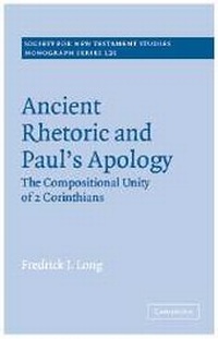 Abbildung von: Ancient Rhetoric and Paul's Apology - Cambridge University Press