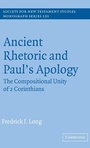 Cover: Ancient Rhetoric and Paul's Apology - Cambridge University Press