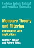 Cover: Measure Theory and Filtering - Cambridge University Press