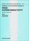 Cover: Weak Superconductivity - Proceedings Of The 2nd Soviet-italian Symposium - EPB Publishers Pte Ltd