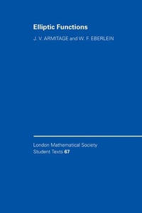 Abbildung von: Elliptic Functions - Cambridge University Press
