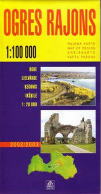 Abbildung von: Ogres Rajons - Jana Seta Map Publishers Ltd