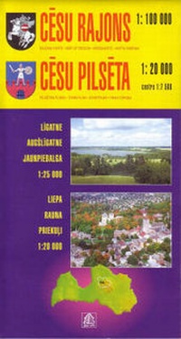 Abbildung von: Cesu Rajons - Jana Seta Map Publishers Ltd
