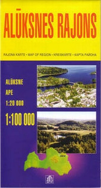 Abbildung von: Aluksnes Region 2003 - Jana Seta Map Publishers Ltd