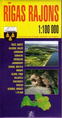 Abbildung von: Rigas Rajons - Jana Seta Map Publishers Ltd
