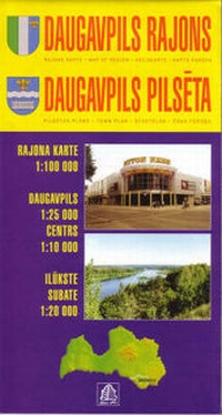 Abbildung von: Daugavpils Region 2003 - Jana Seta Map Publishers Ltd
