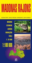 Cover: Madonas Region - Jana Seta Map Publishers Ltd