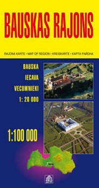 Abbildung von: Bauskas Region - Jana Seta Map Publishers Ltd