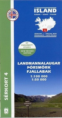 Abbildung von: Island Serkort 04 Landmannalaugar - Porsmörk 1 : 100 000 - Mál og menning