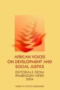 Cover: African Voices on Development and Social Justice - Mkuki Na Nyota Publishers