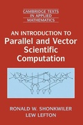 Cover: An Introduction to Parallel and Vector Scientific Computation - Cambridge University Press