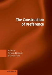 Enlarge image Cover: The Construction of Preference - Cambridge University Press