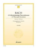 Cover: 15 dreistimmige Inventionen - Schott