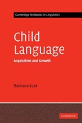 Cover: Child Language - Cambridge University Press