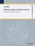 Cover: Divisions upon an Italian Ground - Schott