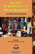 Cover: Challenges for Anthropology in the African Renaissance - National University of Lesotho, Institute of Southern African Studies