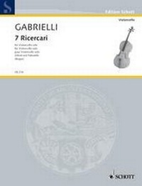 Enlarge image Cover: 7 Ricercari - Schott