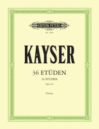 Abbildung von: 36 Etüden op. 20 "Für die Violine"" - Faber Music GmbH