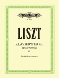 Abbildung von: Klavierwerke, Band 9: Lieder-Bearbeitungen - Faber Music GmbH