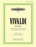 Cover: Konzert f&uuml;r Violine, Streicher und Basso continuo a-Moll op. 3 Nr. 6 RV 356 - Faber Music GmbH