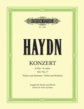 Cover: Violin Concerto in G Hob. VIIa:4 - Faber Music GmbH