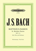 Cover: Matth&auml;us-Passion - Edition Peters Publications