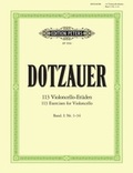 Cover: 113 Violoncello-Et&uuml;den - Edition Peters Publications