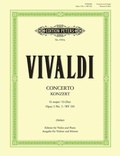 Cover: Konzert f&uuml;r Violine, Streicher und Basso continuo G-Dur op. 3 Nr. 3 RV 310 / PV 96 - Faber Music GmbH