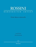 Cover: Petite Messe solennelle. Klavierauszug von Andreas K&ouml;hs; Mit Vorwort (engl./ital./dt.) - Baerenreiter-Verlag