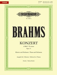Abbildung von: Konzert Nr. 1 d-Moll op. 15 für Klavier und Orchester, Ausgabe für 2 Klaviere - Faber Music GmbH