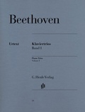 Cover: Ludwig van Beethoven - Klaviertrios, Band I - Henle, G&uuml;nter