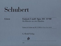 Abbildung von: Franz Schubert - Fantasie f-moll op. 103 D 940 - Henle, Günter