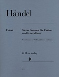 Cover: Georg Friedrich H&auml;ndel - 7 Sonaten f&uuml;r Violine und Generalbass - Henle, G&uuml;nter
