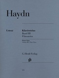 Cover: Joseph Haydn - Klaviertrios, Band III f&uuml;r Klavier, Fl&ouml;te (oder Violine) und Violoncello - Henle, G&uuml;nter