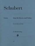 Cover: Franz Schubert - Duos f&uuml;r Klavier und Violine - Henle, G&uuml;nter