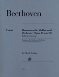 Cover: Ludwig van Beethoven - Violinromanzen G-dur op. 40 und F-dur op. 50 - Henle, G&uuml;nter