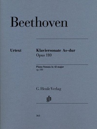 Abbildung von: Ludwig van Beethoven - Klaviersonate Nr. 31 As-dur op. 110 - Henle, Günter