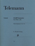 Cover: Georg Philipp Telemann - Zw&ouml;lf Fantasien f&uuml;r Fl&ouml;te solo TWV 40:2-13 - Henle, G&uuml;nter
