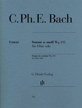Cover: Carl Philipp Emanuel Bach - Fl&ouml;tensonate a-moll Wq 132 - Henle, G&uuml;nter