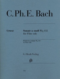 Abbildung von: Carl Philipp Emanuel Bach - Flötensonate a-moll Wq 132 - Henle, Günter
