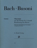 Cover: Ferruccio Busoni - Chaconne aus der Partita Nr. 2 d-moll - Henle, G&uuml;nter