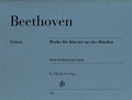 Cover: Ludwig van Beethoven - Werke f&uuml;r Klavier zu vier H&auml;nden - Henle, G&uuml;nter