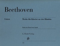 Abbildung von: Ludwig van Beethoven - Werke für Klavier zu vier Händen - Henle, Günter