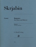 Cover: Alexander Skrjabin - Romance f&uuml;r Horn und Klavier - Henle, G&uuml;nter